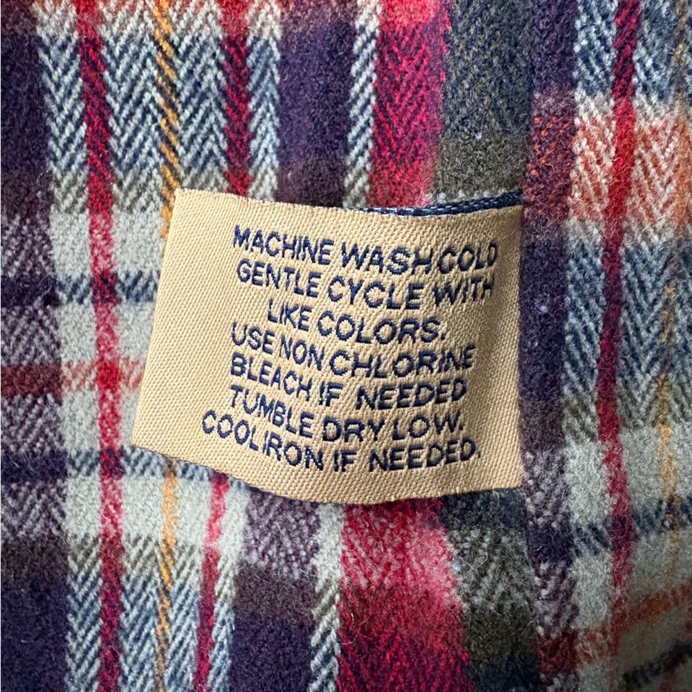 Women's Black Denim Field Jacket with Brown Trim and Flannel Lining - Picture 5 of 9